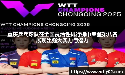 重庆乒乓球队在全国灵活性排行榜中荣登第八名展现出强大实力与潜力
