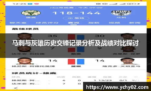 马刺与灰雄历史交锋记录分析及战绩对比探讨